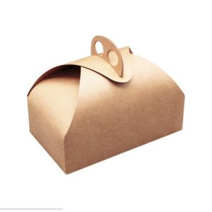 OEM Biodegradable Cake Box Kraft Paper Bakery Boxes For Pastry Packaging
