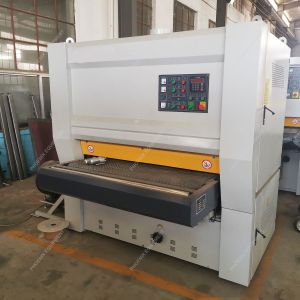 Cheap Double Side Sander Woodworking Planer for Building Material Shops Wood Sanding Machine for sale