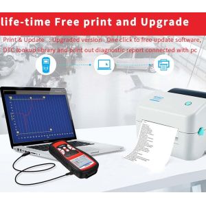 Portable Car Engine Diagnostic Tool 2.8 Inches TFT Screen 24 Months Warranty