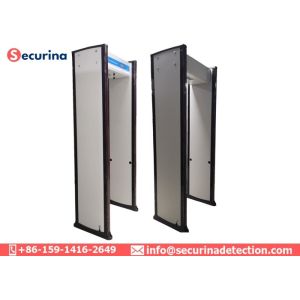 15 Watt Walk Through Body Scanner , Door Frame Metal Detector 2 Years Warranty