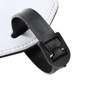 Personalized PU Leather Luggage Tag With Card Slot Back Custom Logo Printed