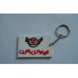 PVC keychain/ rubber keychain with custom logo