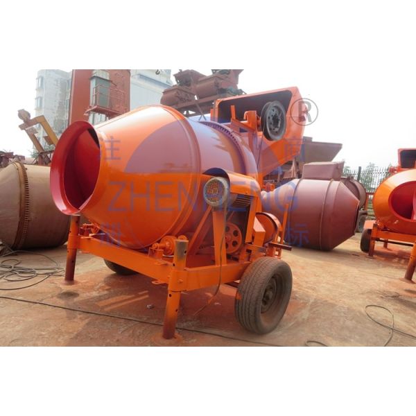 Quality Small Electric JZC300 Moible Concrete Mixer Machine Reversible Drum Type Concrete Mixer wholesale