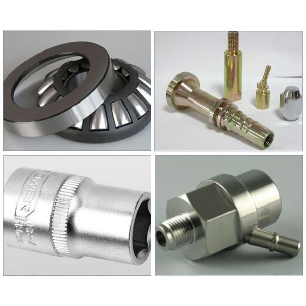 Accurate Stainless Steel Machined Parts CNC Lathe Accessories With Zinc Plating