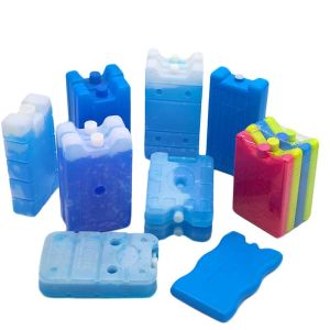Cheap HDPE Plastic Ice Cooler Bricks Blue Gel Ice Pack For Fresh Storage for sale