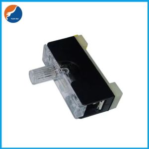 1P 2P 3P 6x30mm Din Rail Mount 35mm 3AG Fuse Block with PC Cover and LED