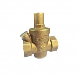 High Temperature Adjustable Pressure Brass Water Pressure Reducing Regulator