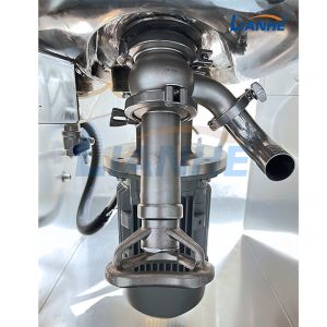 50L Vacuum Emulsifier Mixer Industrial Mixing Tank With Hydraylic Lifting System