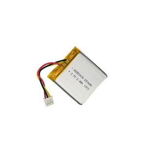 1C Rate 650mAh 3.7 V Lithium Battery Pack For Portable Source