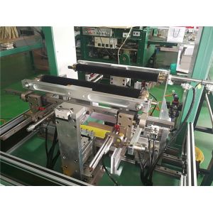 Cardboard Rigid Box Stapling Machine / PLC Control Machine High Efficiency
