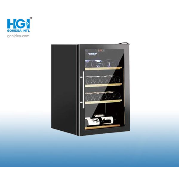 Glass Door Red Wine Storage Showcase 220~240V/50Hz Energy Saving