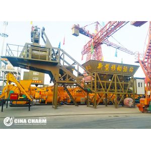 Precast Wet 0.75m3 Portable Concrete Mixing Plant Ready Mix Concrete Batching