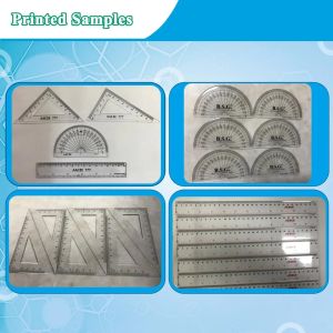 Automatic Plastic Ruler Screen Printing Machine with LED UV Curing System