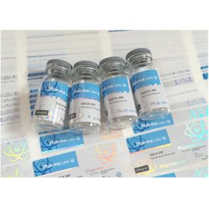 Glossy Holographic Laser Custom Adhesive Labels For Vial Injection vial