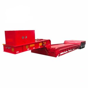 Cheap Customization Steel Heavy Duty Low Bed Trailers Easy Transportation for sale