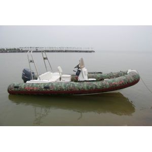 Custom Design Inflatable Rib Boat 580 Cm 6 Person Inflatable Boat With Motor