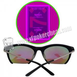 China Purple UV Perspective Glasses For Magic Show / Casino Games / Poker Match on sale