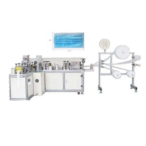 Professional Non Woven Mask Making Machine Fish Type Ac380v With 3160 * 800 *