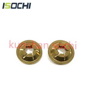 Copper Golden Pressure Foot Disk Insert 28mm For CNC PCB HiCNC Drilling Machine