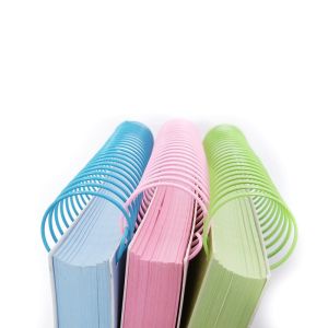 Hardcover Paper A5 A6 Large Coil 300 Inner Page Portable Notepad Notebook for