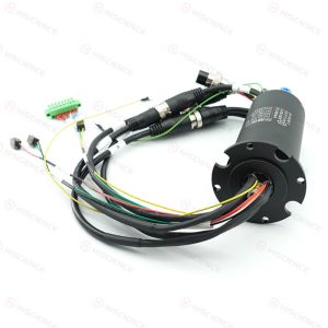 Hiscience 1 Passage Rotary Union 0-200RPM 36 Circuits Slip Ring For Sewing