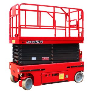 Cheap Mini Electric Aerial Work Platform 6m 8m 10m Self Propelled Crawler Hydraulic Scissor Lifting Platform Table for sale