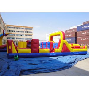 11 Meter Challenge Interactive Inflatable Outdoor Games Triple Stitched