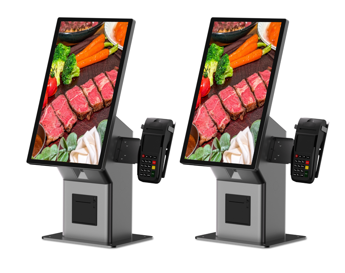 China Smart LCD Self-Service Kiosk with 2K LCD Screen and 27 or 43 Floor-Standing HD LED Display on sale