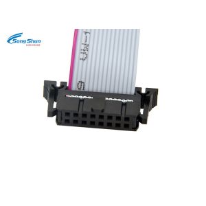 Grey Flat IDC Ribbon Cable FC Wire Harness 2.54mm Connector FFC Custom Conductor