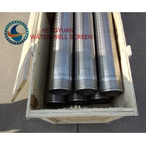 Various Material Deep Well Screen , well water screen Large Open Area