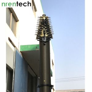 30m Lockable Pneumatic Telescopic Mast-15kg payload for mobile antenna/mobile