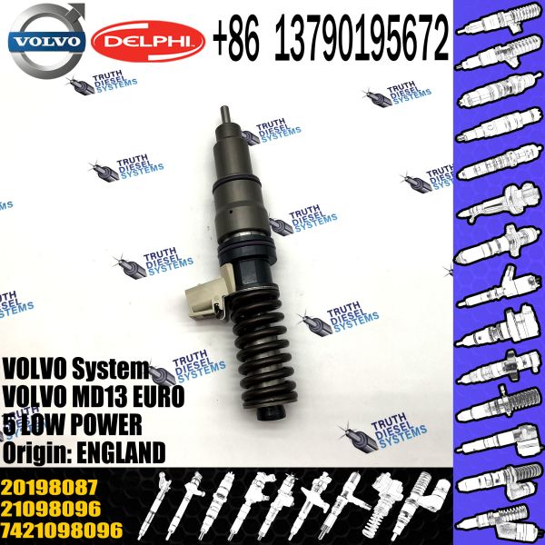 Diesel Fuel Injector 21098096 7421098096 20198087 BEBE4D23001 For VOL MD13 EURO 5 LOW POWER