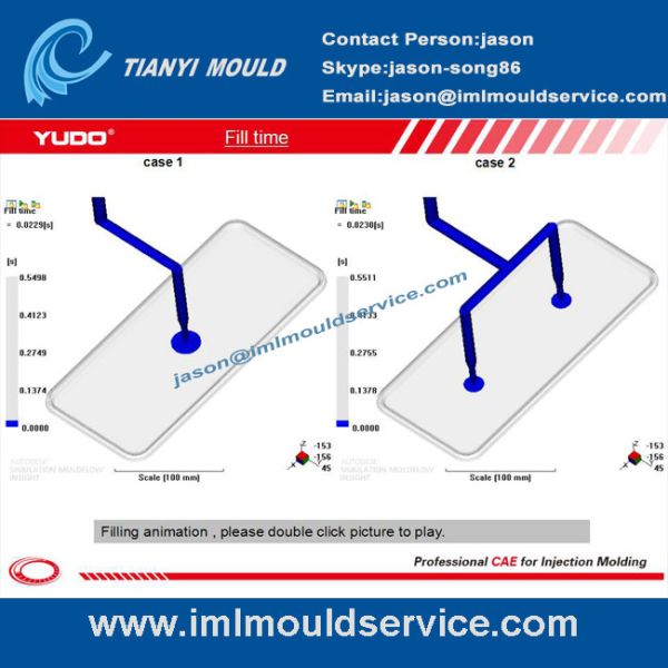 Quality professional of thin wall plastic rectangular container with lids mold flow analysis wholesale