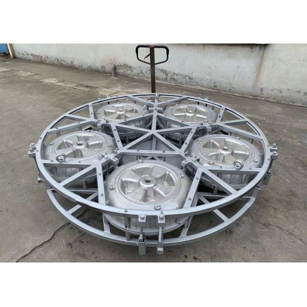 Quality Custom Aluminum Molds For Plastic Rotomold Wheel Floats With Full Spider Framework 6061T6 Mould wholesale