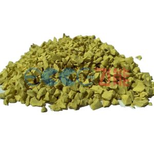 OEM Yellow Color EPDM Rubber Granules For Sandbox