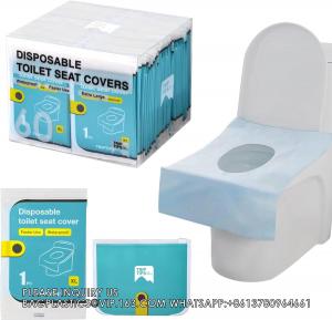 Cheap Toilet Seat Covers Disposable Toilet Seat Cover Paper Toilet Liners for Bathroom, Travel, Camping, Kids Potty Training for sale