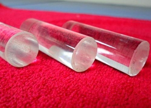 High Clear Optical LED Light Guide Rod Borosilicate Glass Material Heat