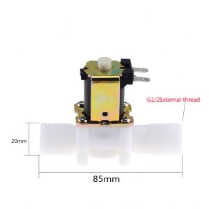 Normally open 1/2 Plastic Solenoid Valve DC 12V 24V Magnetic Dispenser Drinking