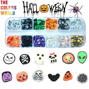 China Halloween Series Clay Beads Polymer Spacer Beads For Jewelry Making Accessories DIY Handmade on sale