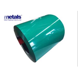 Prime Pre Painted Galvalume PPGI Steel Coils Sheet GL AZM60 35um Polyster