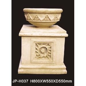 Customized Sandstone Garden Pots For Landscape Design