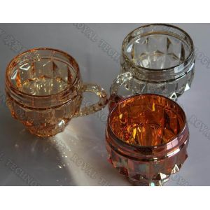 Vertical Ion Plating Machine , Arc Evaporation Decorative Coating On Glassware