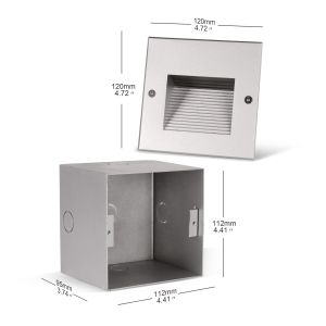 IP65 12V 24V LED Recessed Wall Light Path Stair Step Fence Way LED Deck Light