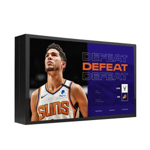 86 Outdoor Lcd Digital Signage Split Screen Immersive Sound Wall Mounted