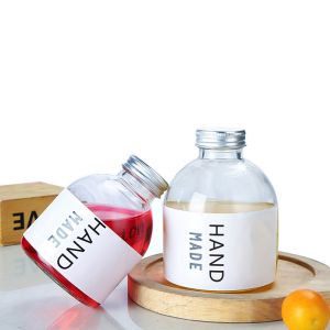 300ml 500ml Capacity Glass Beverage Bottles