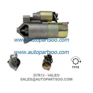 D7RS129 D7RS29 - VALEO Starter Motor 12V 1.7KW 9,11T MOTORES DE ARRANQUE