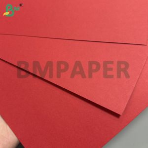 120gsm - 400gsm Double Sides Brilliant Red Cardboard For High-End Packaging