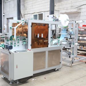 fully automatic high speed 3 ply disposable elastic fabric face mask making