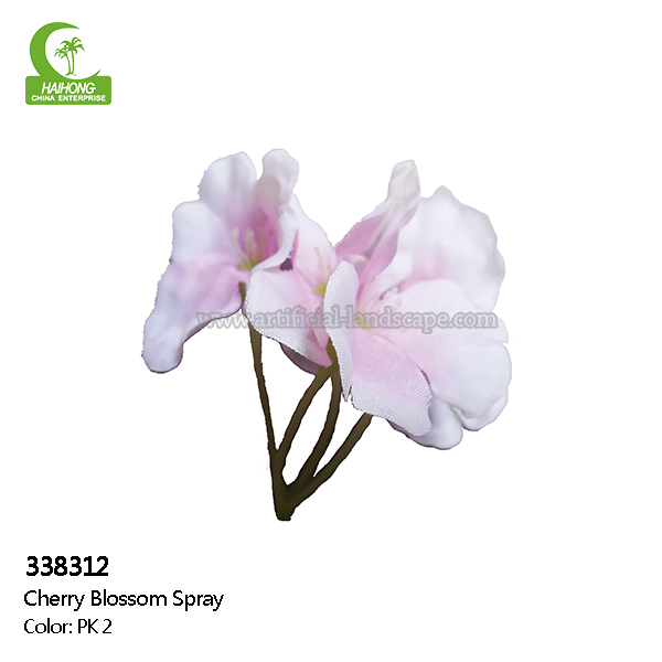 Plastic Stem Real Touch Artificial Flowers , Cherry Blossom Artificial Flowers 110cm