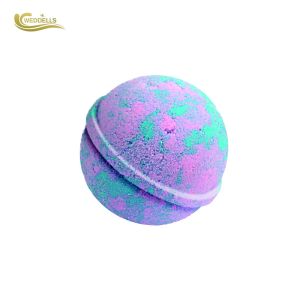 Cheap Two Color Mixed Custom Bath Bombs With 100% Natural Fruit Scents Essential Oil for sale